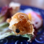 香菜軒 寓 - きのこと春雨の春巻き断面アップ