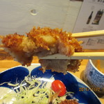 橋の湯食堂 - アジフライリフト