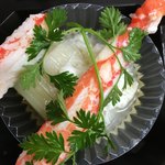 ルール ブルー - 紅ズワイガニと京白ネギのレモン風味