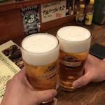 タコタコキング - 生ビールで乾杯！
