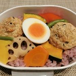 紀ノ国屋 アントレ - 彩り野菜の豆腐ハンバーグ弁当