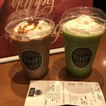 タリーズコーヒー - 2018/01 キャラメルチョコクリームスワークル® 530円（税込）と宇治抹茶クリームスワークル® 480円（税込）