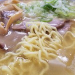 ラーメン ふくや - 麺のアップです。