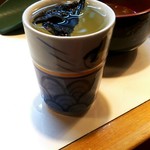 みのる寿司 - ふぐヒレ酒(アッツアツやで！)
