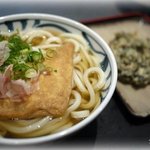 Kanaizumi - キツネうどん　いりこのかき揚げ