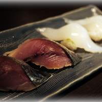 魚心 新宿総本店 - サバ　アオリイカ
