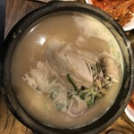 土俗村 蔘鷄湯 - 参鶏湯　真上から