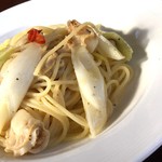 GROVE CAFE - ホタテと長ネギのペペロンチーノ