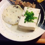 おかめ - きくらげ天、豆腐