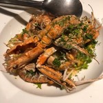 トラットリア クアルト - パスタ；手長エビ。