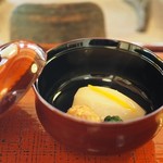 うかい鳥山 - 海老芋 春菊 柚子