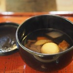 うかい鳥山 - 根菜汁