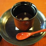 うかい鳥山 - 白玉ぜんざい