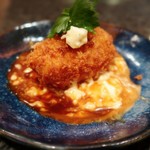 とんかつ マンジェ - 単品のカニクリームコロッケ！
      一個から注文できますよ♪