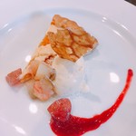 ヴェッキオ コンヴェンティーノ - オレンジピールのクロスタータ バニラアイス添え