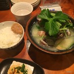 山椒 - 貝汁定食。やさしさ。