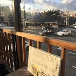 総本家にしんそば 松葉 - 二階 窓から外を