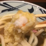 丸亀製麺 - 大海老天は肉厚