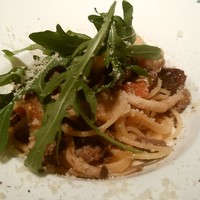 代官山ASO チェレステ 二子玉川店 - スパゲッティに絡めた鹿肉と茸のラグー　オリーヴとグラナパダーノのアクセント
