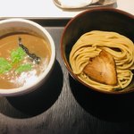 煮干し中華そば一燈 - 濃厚煮干しつけ麺(太麺)