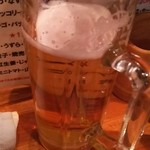 串かつ 最善 - 生ビール(^o^)/