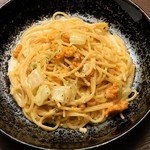 Kaisenitariambaruruchiano - ウニと3種のチーズクリーム生パスタ