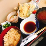 和風の店 志知 - 天ぷら定食 ¥600