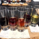 紹興酒呑み比べ五種