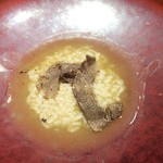 イチリン ハナレ - フカヒレスープのリゾットとトリュフ