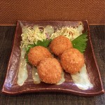 よねさん - オマール海老と生うにコロッケ