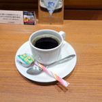 Bisutoro Kureante Toukyou - カウンター席セットのホットコーヒー