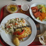 Abades Puerta Andalucia - 野菜サラダ/茄子ミート/フルーツポンチ