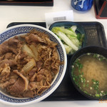 吉野家 - 味噌汁とお新香のセット