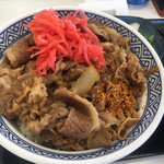 吉野家 - この七味(調べによると五味くらいらしい)がたいへん秀逸