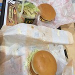 McDonald's - 超グラコロバーガー＋ダブルチーズバーガー＋サラダ