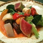 knot - 温野菜ジンジャートマトソース
