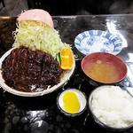 葉栗屋 - 味噌かつ小ライス　1050円