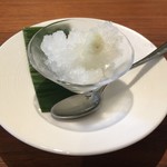 セゾニエ - 大葉と林檎のグラニテ