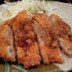 満え - チキンカツのアップ