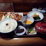 お食事処 青木 - 唐揚げ定食