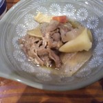 やき鳥三太郎 - お通し(2017年12月29日撮影)