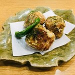Bishokuryouri Tsukushi - 海老芋の唐揚げ。