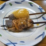 喰うかい - おでん(玉子、牛すじ肉)(2017年12月31日撮影)