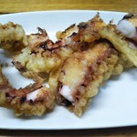 喰うかい - げそ天 １２０円(税込)(2017年12月31日撮影)