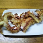 喰うかい - げそ天 １２０円(税込)(2017年12月31日撮影)