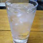喰うかい - 焼酎の水割り ４００円(税込)(2017年12月31日撮影)