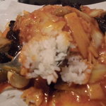 中国料理 王記 - 中国辛味ぶっかけご飯720円