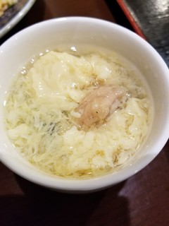中国日隆園 - スープ茶碗蒸しだった