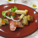 錦霞樓 - 前菜4種盛り合わせ