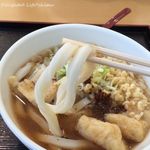 道の駅 富士吉田 軽食コーナー  - かけうどん（400円税込）